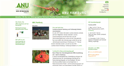 Desktop Screenshot of anu-hamburg.de